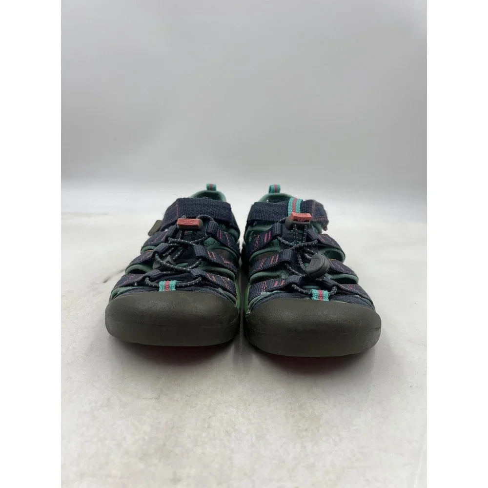 KEEN Newport H2 Sandals Youth 4 Navy Blue Green Pink Hiking Water Washable